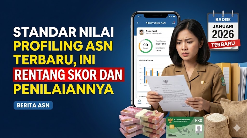 Standar Nilai Profiling ASN Terbaru, Ini Rentang Skor dan Penilaiannya