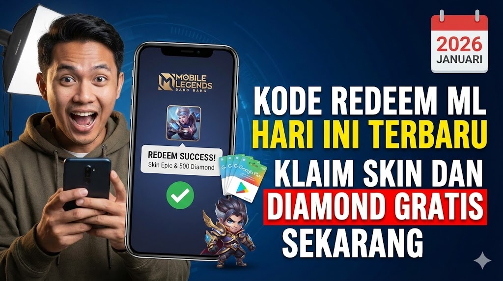 Kode Redeem ML Hari Ini Terbaru, Klaim Skin dan Diamond Gratis Sekarang