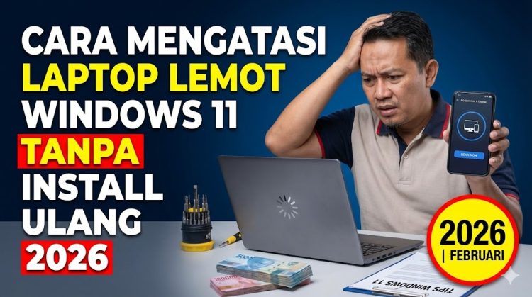 Cara Mengatasi Laptop Lemot Windows 11 Tanpa Install Ulang 2026