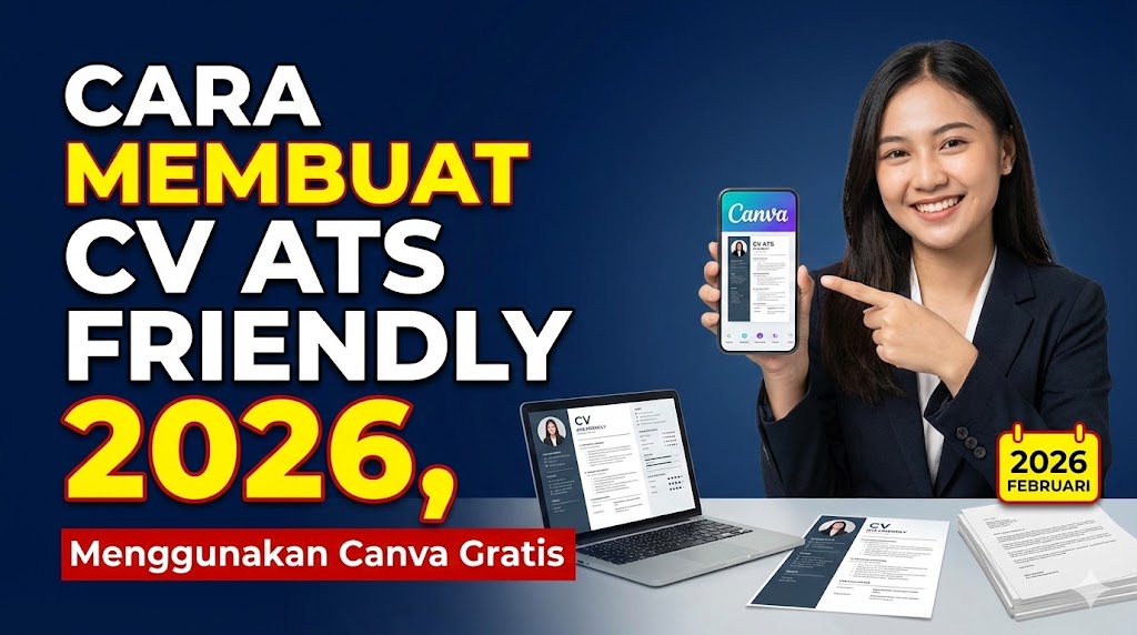Cara Membuat CV ATS Friendly 2026 Menggunakan Canva Gratis