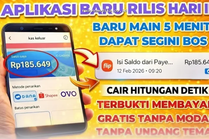 Aplikasi Penghasil Uang Tercepat 2026, WD Langsung ke DANA Hari Ini!