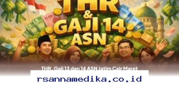 THR dan Gaji 13-14 ASN Jatim Cair Maret 2026, PPPK Paruh Waktu Juga Dapat! Ini Jadwalnya yang Harus Kamu Tahu!