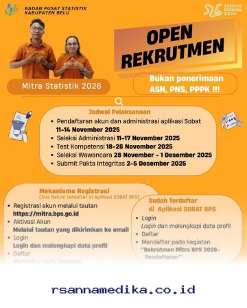 Cara Jitu Lolos Seleksi Mitra BPS 2026 Beserta Jadwal dan Syarat Lengkapnya!
